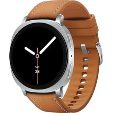 Galaxy Watch8 | 44 мм | Silver | Hybrid/Camel | S/M/L, Размер: 44 мм, Цвет: Silver, Тип ремешка: Hybrid, Цвет ремешка: Camel, Размер ремешка: S/M/L, Подключение часов: Bluetooth / Wi-Fi